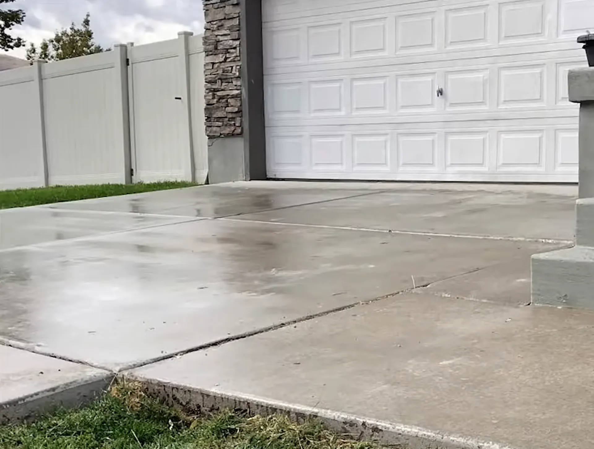 Concrete lifting crew on a job site